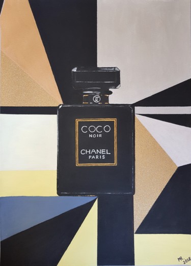 绘画 标题为“"Coco Chanel noir.D…” 由Marie Ruda, 原创艺术品, 丙烯