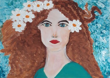 Pintura intitulada "Seasons.Spring." por Marie Ruda, Obras de arte originais, Acrílico