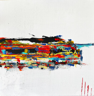 Картина под названием "FORZA VITALE 01" - Marina Berra, Подлинное произведение искусства, Акрил Установлен на Другая жесткая…