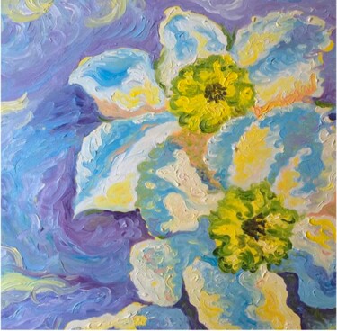 Pintura titulada "Flowers Paradise -…" por Marina Fedorova, Obra de arte original, Oleo