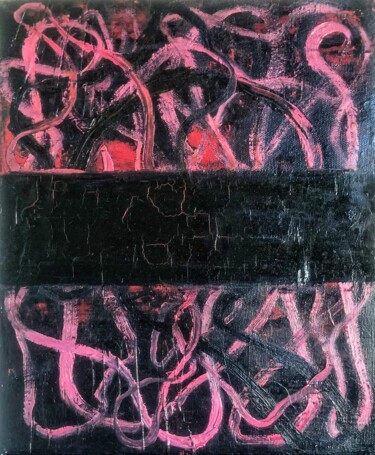Malerei mit dem Titel "One Love Abstract" von Marina Gorbachova, Original-Kunstwerk, Öl