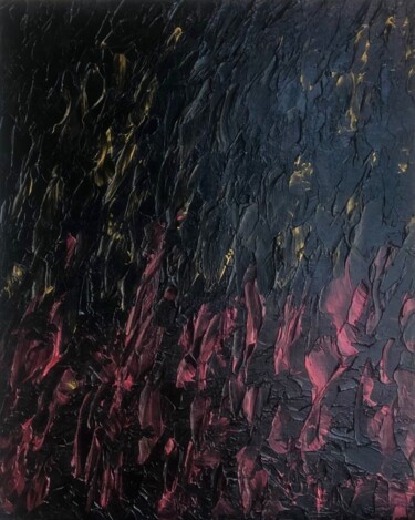 Malerei mit dem Titel "River" von Marina Gorbachova, Original-Kunstwerk, Acryl