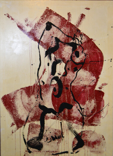 Картина под названием "Love" - Марина Климан, Подлинное произведение искусства, Масло