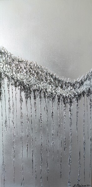 Peinture intitulée "Glacier № 6" par Marina Okulova, Œuvre d'art originale, Acrylique Monté sur Châssis en bois