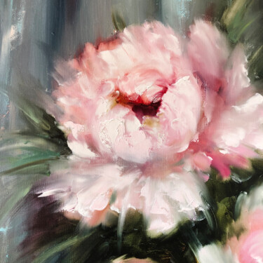 Obrazy i ryciny zatytułowany „100*100cm. Pink lar…” autorstwa Marina Skromova, Oryginalna praca, 2D praca cyfrowa