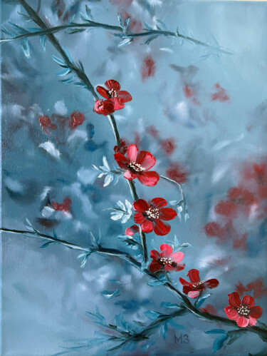 Painting titled "Crystal Spring" by Marina Zotova, Original Artwork, Oil