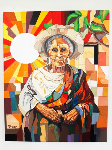 Peinture intitulée "Mama Mexico LatinoC…" par Marina Sciascia, Œuvre d'art originale, Acrylique