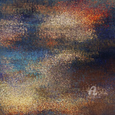 Arte digital titulada "Abstract digital pa…" por Marine Kubert, Obra de arte original, Pintura Digital