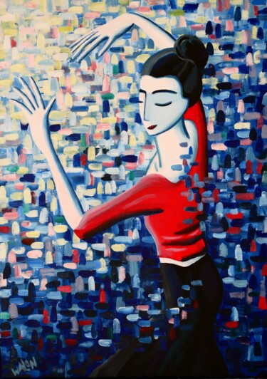 "Danse ! (2)" başlıklı Tablo Marine Walon tarafından, Orijinal sanat, Akrilik