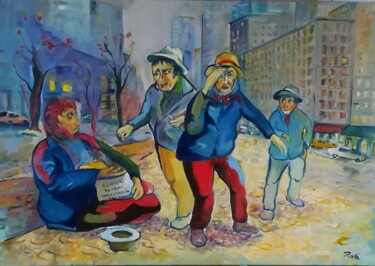 "Il cappello del Bog…" başlıklı Tablo Mario Riva tarafından, Orijinal sanat, Petrol Ahşap Sedye çerçevesi üzerine monte edil…