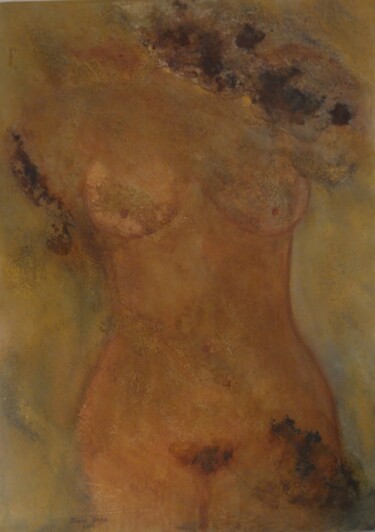 Ζωγραφική με τίτλο "Torso femminile I" από Marion Kotyba, Αυθεντικά έργα τέχνης, Ακρυλικό