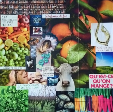 Collages getiteld "Profession de foie" door Marion Revoyre, Origineel Kunstwerk, Collages