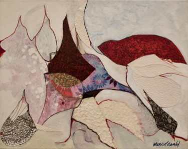 Collages intitulée "Murmures" par Marisol Nantel, Œuvre d'art originale