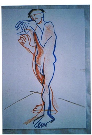 Rysunek zatytułowany „Dane with big hand” autorstwa Prema (Risto), Oryginalna praca