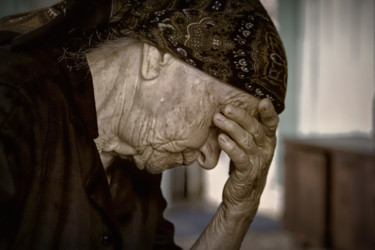 Photography titled "Sadness ! Grandma's…" by Marian Bogatu, Original Artwork, Digital Photography