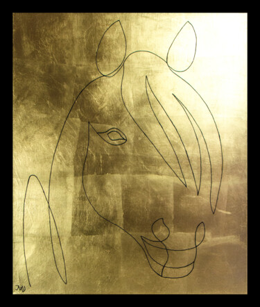 Pintura titulada "Passion Camargue" por Mariya Velychko, Obra de arte original, Acrílico Montado en Bastidor de camilla de m…