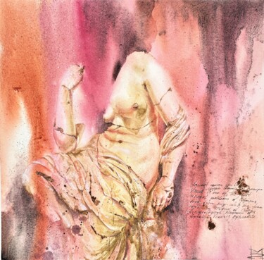 Malerei mit dem Titel "Venus" von Mariya Volynskih, Original-Kunstwerk, Aquarell