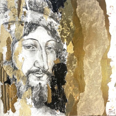Schilderij getiteld "Francis I" door Mariya Volynskih, Origineel Kunstwerk, Acryl