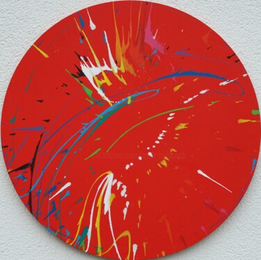 Peinture intitulée "Splash 77 - moderne…" par Mark Hellbusch, Œuvre d'art originale, Acrylique Monté sur Châssis en bois