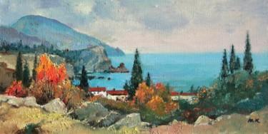 Peinture intitulée "Crimea, Gurzuf, day" par Mark Kremer, Œuvre d'art originale, Huile