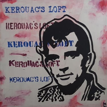 Painting titled "Kerouac's Loft" by Mark Luxton, Original Artwork, Acrylic