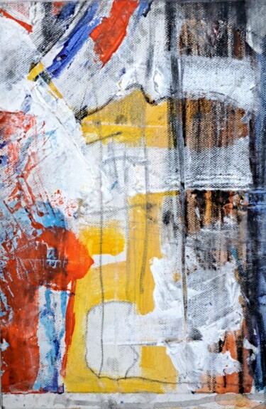 Картина под названием "Dissemination 23" - Mark Peintre, Подлинное произведение искусства, Акрил Установлен на Деревянная па…