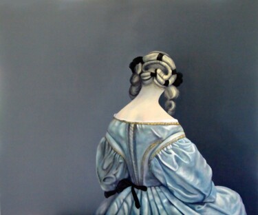 Pintura titulada "Bescheiden" por Marlies Van Leeuwen, Obra de arte original, Oleo Montado en Bastidor de camilla de madera