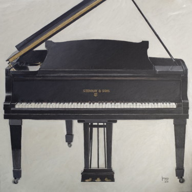 Painting titled "STEINWAY" by Jean-Marie Gregoire, Original Artwork, Acrylic