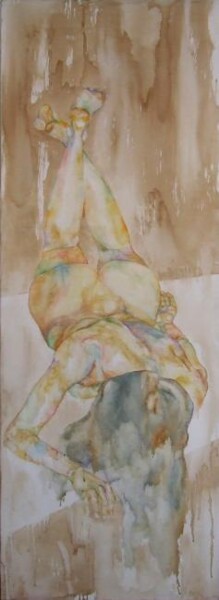 Pittura intitolato "Donna distesa" da Marta Re, Opera d'arte originale