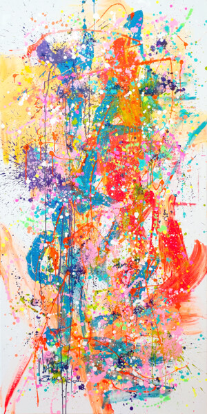Картина под названием "Dreaming" - Marta Zawadzka, Подлинное произведение искусства, Акрил Установлен на Деревянная рама для…