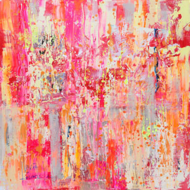 Pintura titulada "Colors of love" por Marta Zawadzka, Obra de arte original, Acrílico Montado en Bastidor de camilla de made…