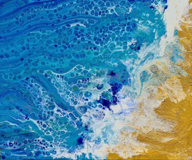 Pintura titulada "Vue mer" por Martial Molmy, Obra de arte original, Acrílico