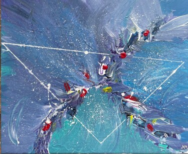Schilderij getiteld "Glaciale" door Martial Molmy, Origineel Kunstwerk, Acryl