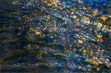 "Water running on ge…" başlıklı Tablo Martina Dupont tarafından, Orijinal sanat, Akrilik Ahşap Sedye çerçevesi üzerine monte…