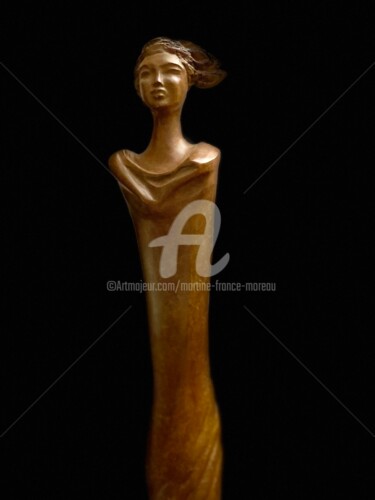 雕塑 标题为“Nyyat” 由Martine France Moreau, 原创艺术品, 青铜