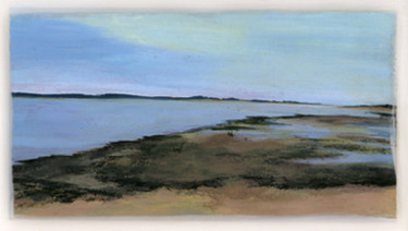 Peinture intitulée "Oléron - rivage 1" par Martine Lafont, Œuvre d'art originale, Acrylique