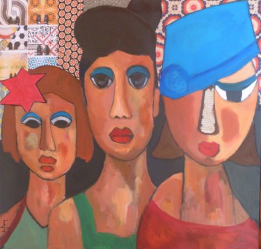 Painting titled "CARAMBA" by Martine Flory, Original Artwork