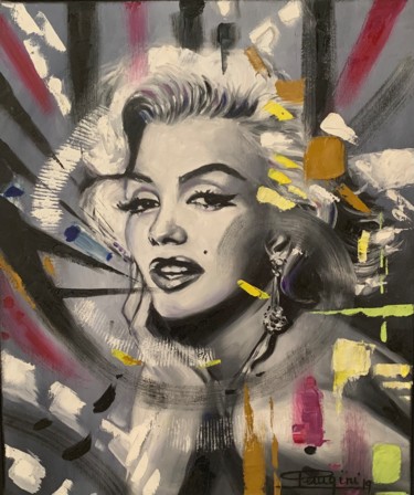 "Marylin" başlıklı Tablo Martine Perugini tarafından, Orijinal sanat, Petrol