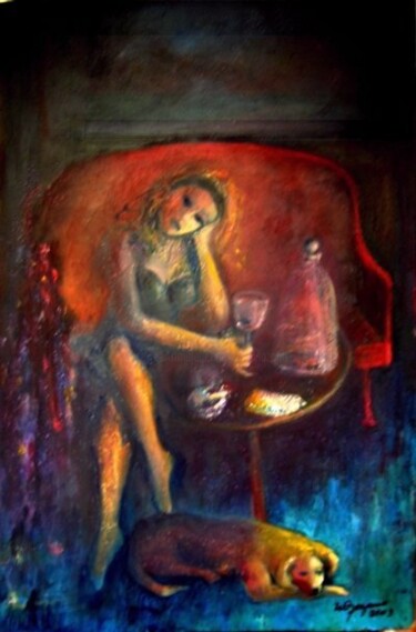 Pittura intitolato "SPITE - DÉPIT - DES…" da Mary Lozano, Opera d'arte originale