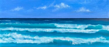 Painting titled "The coast of Mexico" by Mary Sea, Original Artwork, Oil