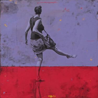 제목이 "Équilibre et suspen…"인 미술작품 Marylin Cavin로, 원작, 아크릴 나무 들것 프레임에 장착됨