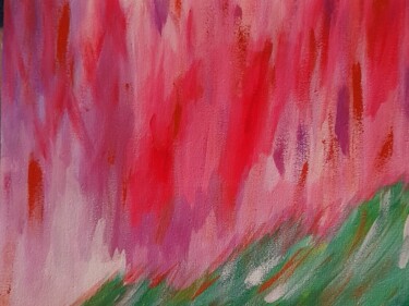 Pittura intitolato "Flowers abstract or…" da Maryna Yasar, Opera d'arte originale, Acrilico