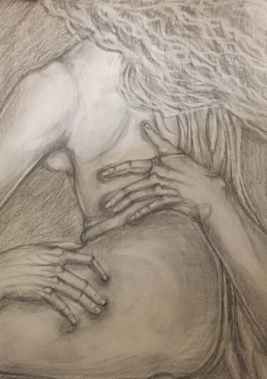 Картина под названием "Sтрасть" - Marinel Вoxx, Подлинное произведение искусства, Карандаш