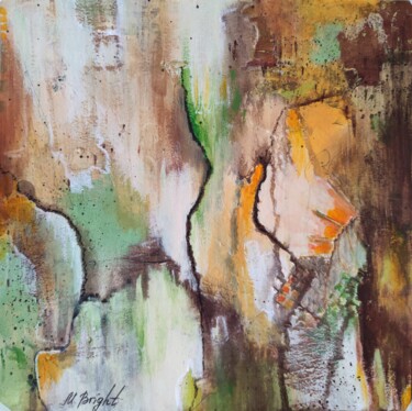 Картина под названием "Abstraction 51 "FRE…" - Masha Bright, Подлинное произведение искусства, Акрил