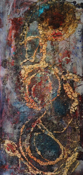 Schilderij getiteld "The leaning of the…" door Massimo Di Stefano, Origineel Kunstwerk, Acryl