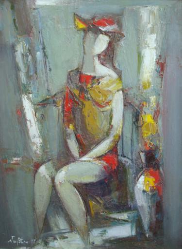 Painting titled "Portrait(Oil painti…" by Mateos Sargsyan, Original Artwork, Oil