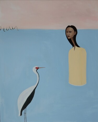 Painting titled "Daydream" by Mathilde Lâm, Original Artwork, Acrylic