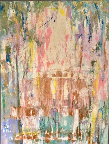 Картина под названием "РАССВЕТ НА ОЗЕРЕ" - Матильда Соболевская, Подлинное произведение искусства, Акрил