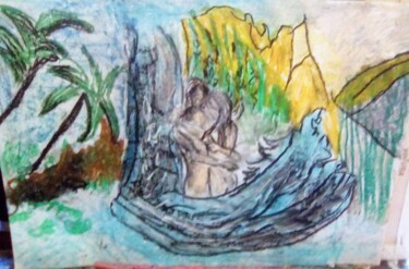 Drawing titled "imaginnifico-odisse…" by Mattia Baldin, Original Artwork, Pastel