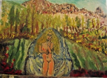 Pittura intitolato "lady-gaga-to-the-wo…" da Mattia Baldin, Opera d'arte originale, Olio